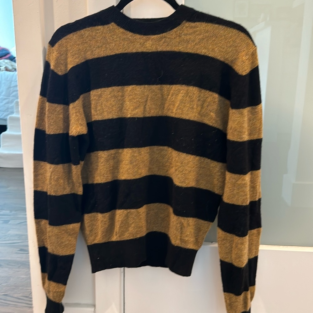 EUC KHAITE striped 100% cashmere sweater size small